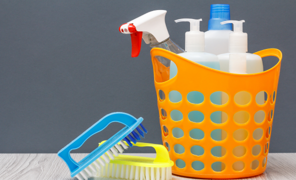 Reasons cleaning products in basket