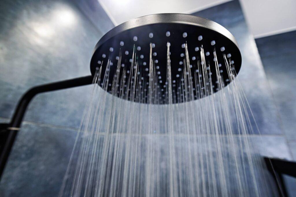 Close up of shower