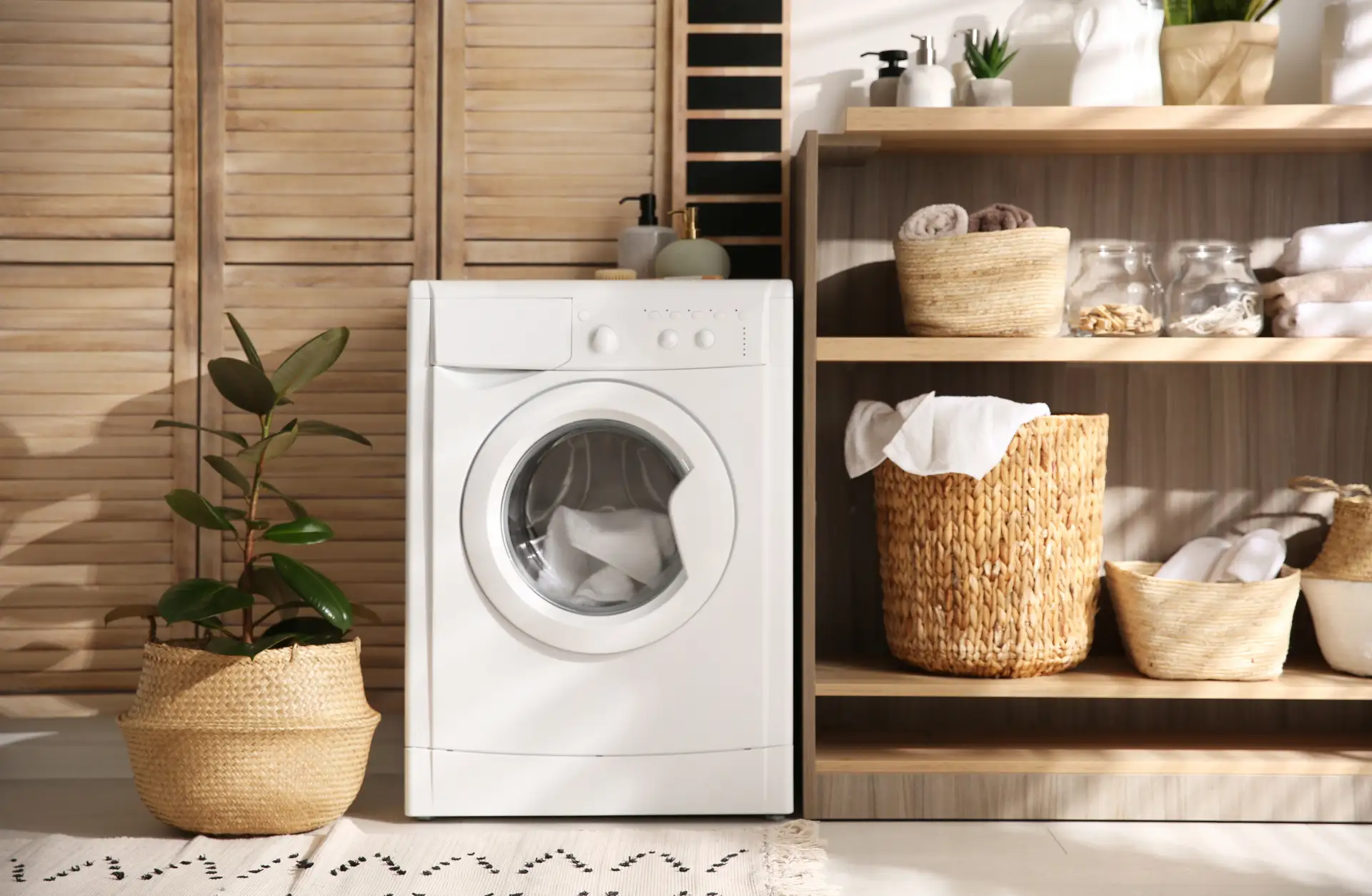 How much water does a washing machine use