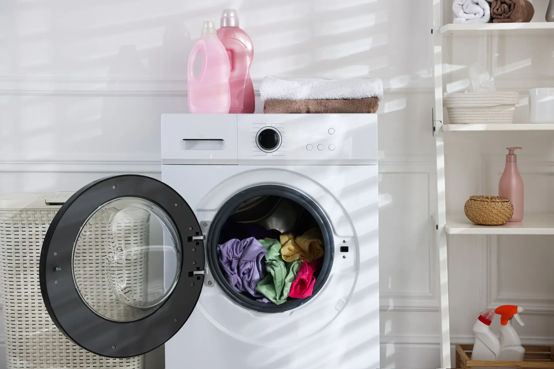 how much water does a washing machine use